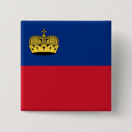 Bóton Quadrado 5.08cm Sinalizador Liechtenstein