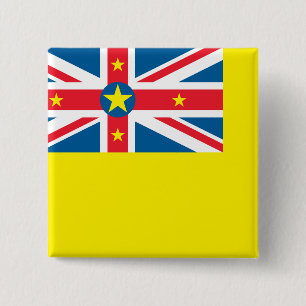 Bóton Quadrado 5.08cm Sinalizador Niue