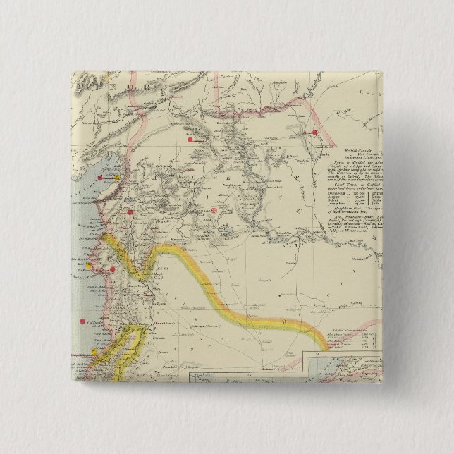 Bóton Quadrado 5.08cm Síria 2 (Frente)