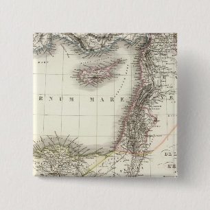 Bóton Quadrado 5.08cm Síria, Antigos Egípcios - Egito Antigo