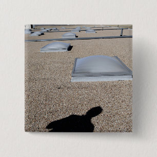 Bóton Quadrado 5.08cm Sistema de iluminação solar do dia