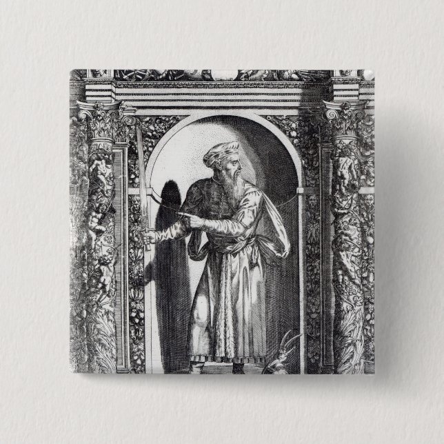 Bóton Quadrado 5.08cm Skanderbeg (Frente)