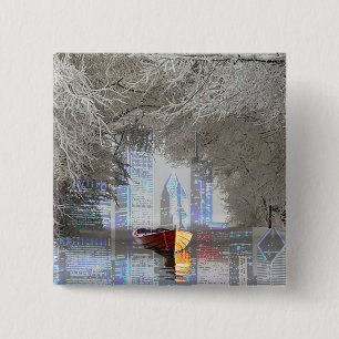 Bóton Quadrado 5.08cm Skyline