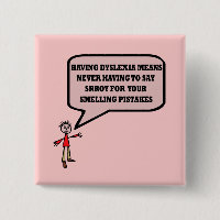 Slogan engraçado do dyslexic