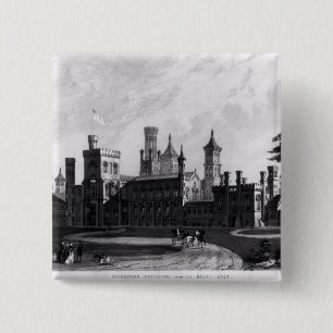 Bóton Quadrado 5.08cm Smithsonian Institution do oeste sul