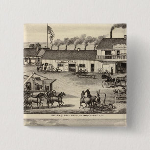 Bóton Quadrado 5.08cm Smyth, propriedades de Adams