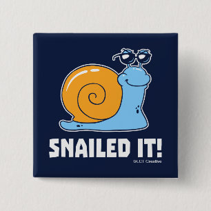 Bóton Quadrado 5.08cm Snailed ele