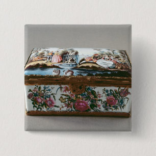 Bóton Quadrado 5.08cm Snuffbox, c.1750