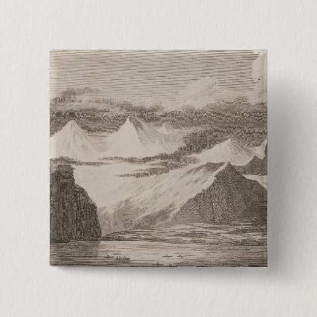 Bóton Quadrado 5.08cm Snug Corner Cove, Alaska (Frente)