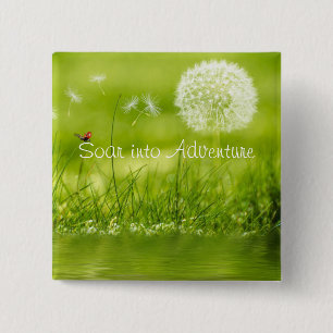 Bóton Quadrado 5.08cm Soar na aventura