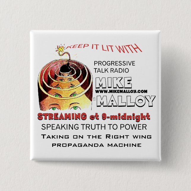 BÓTON QUADRADO 5.08CM SOBRE PARA EXPLODIR TRUTHSEEKER (Frente)