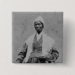 Bóton Quadrado 5.08cm Sojouner Verdade Sufrage Direitos Civis Abolicioni