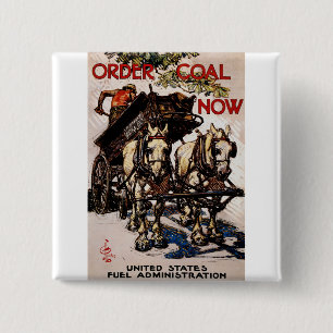 Bóton Quadrado 5.08cm Solicite carvão agora