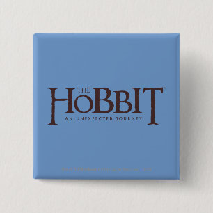 Bóton Quadrado 5.08cm Sólido do Logotipo do Hobbit