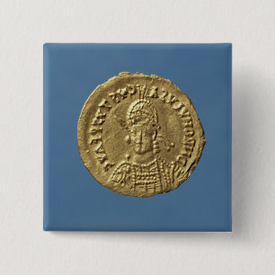 Bóton Quadrado 5.08cm Solidus de Romulus Augustulus