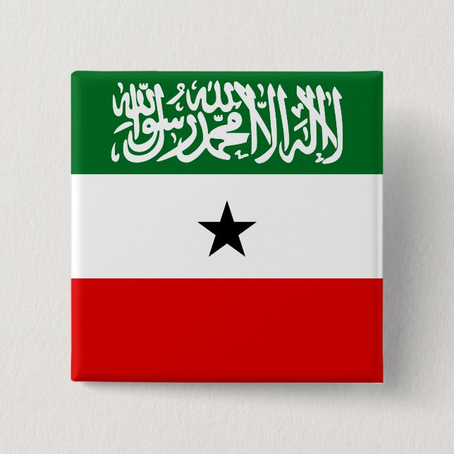 Bóton Quadrado 5.08cm Somaliland Flag (Frente)