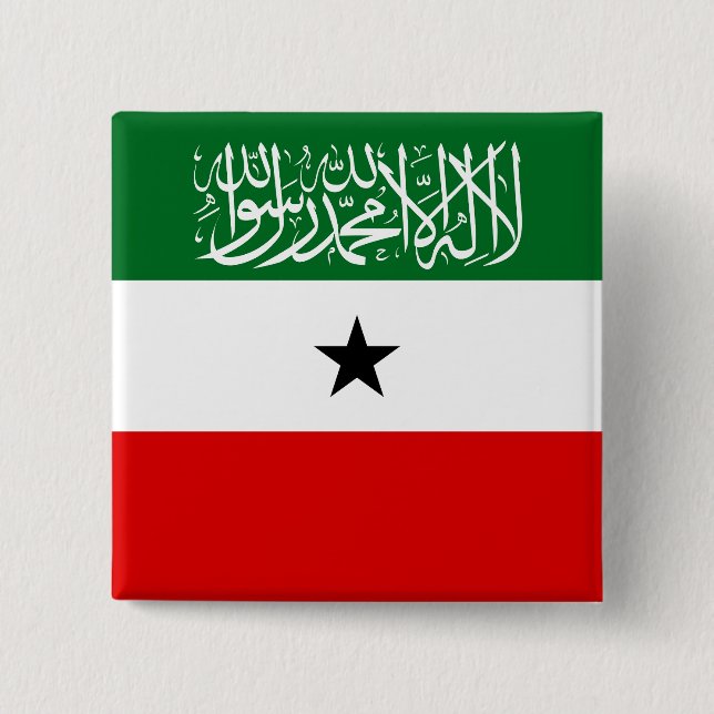 Bóton Quadrado 5.08cm Somaliland Flag (Frente)