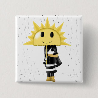 Bóton Quadrado 5.08cm Somente feliz