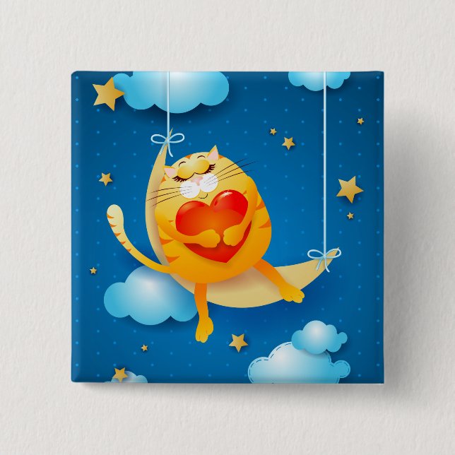 Bóton Quadrado 5.08cm Sonho (Frente)