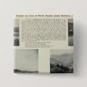 Bóton Quadrado 5.08cm Sonoma, Califórnia 2