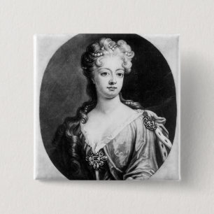 Bóton Quadrado 5.08cm Sophia Dorothea, rainha de Prússia