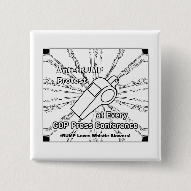 Bóton Quadrado 5.08cm Soprador (Frente)