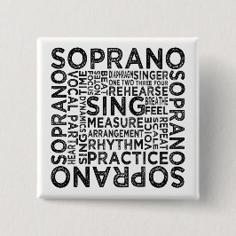 Bóton Quadrado 5.08cm Soprano Typografia