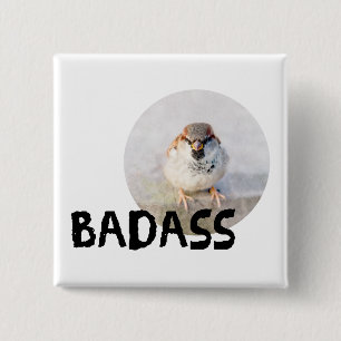 Bóton Quadrado 5.08cm Sparrow - Badass