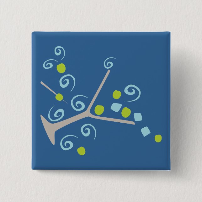 Bóton Quadrado 5.08cm Spilltini (Frente)