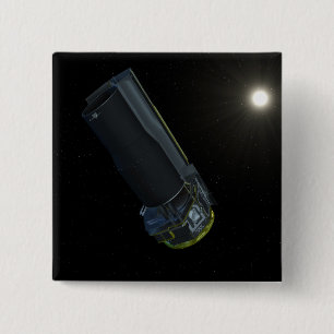 Bóton Quadrado 5.08cm Spitzer visto à luz visível