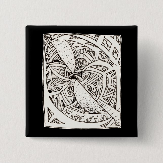 Bóton Quadrado 5.08cm Splicado (Frente)