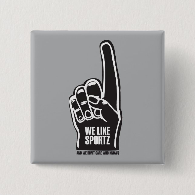 Bóton Quadrado 5.08cm Sportz 2 (Frente)