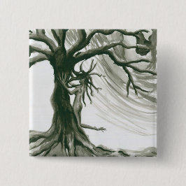 Bóton Quadrado 5.08cm Sprite da árvore - botão