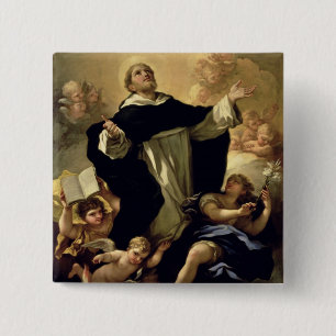 Bóton Quadrado 5.08cm St Dominic, 1170-1221