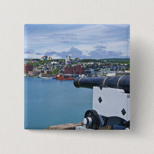 Bóton Quadrado 5.08cm St. John's, Terra Nova e Labrador, Canadá, orla ma