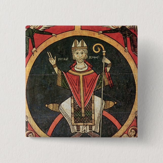 Bóton Quadrado 5.08cm St Peter 2 (Frente)