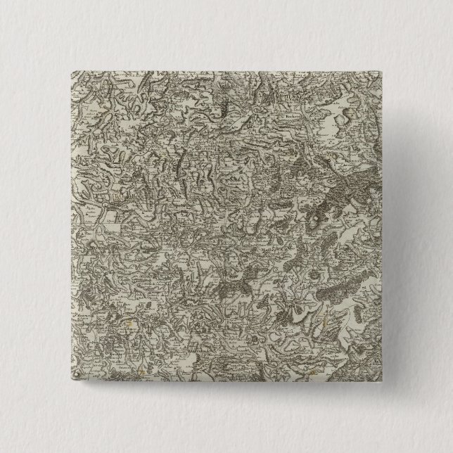 Bóton Quadrado 5.08cm Staint Etienne, Staint Marcellin (Frente)
