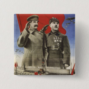 Bóton Quadrado 5.08cm Stalin