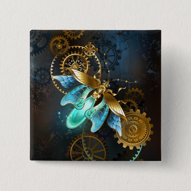 Bóton Quadrado 5.08cm Steampunk Firefly (Frente)