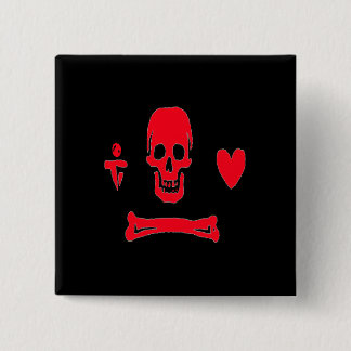 Bóton Quadrado 5.08cm Stede Capota-Vermelho