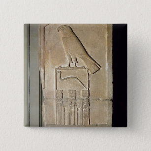Bóton Quadrado 5.08cm Stela do rei da serpente, c.3000 BC (pedra