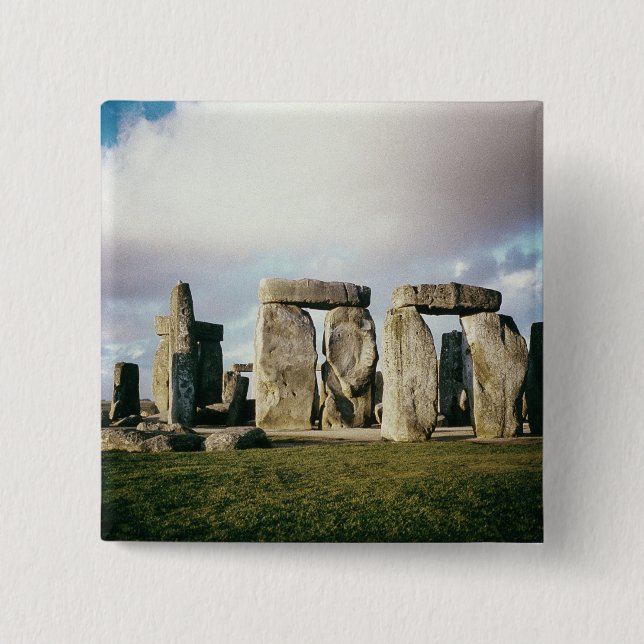 Bóton Quadrado 5.08cm Stonehenge (Frente)