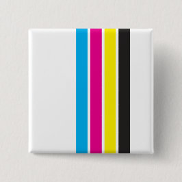Bóton Quadrado 5.08cm Stripes CMYK |