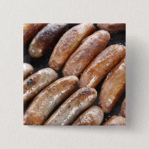 Bóton Quadrado 5.08cm Suasages on Barbeque