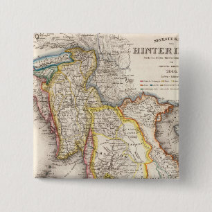 Bóton Quadrado 5.08cm Sudeste Asiático