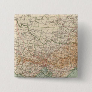 Bóton Quadrado 5.08cm Sudeste da Austrália por 168