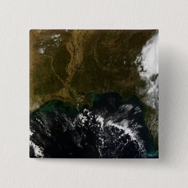 Bóton Quadrado 5.08cm Sudeste dos Estados Unidos (Frente)