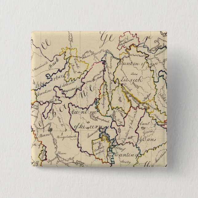 Bóton Quadrado 5.08cm Suiça 9 (Frente)