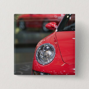 Bóton Quadrado 5.08cm SUÍÇA, GENEBRA: 75º Salão Automóvel Anual de Geneb