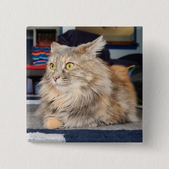 Bóton Quadrado 5.08cm Sunday Mood (Frente)